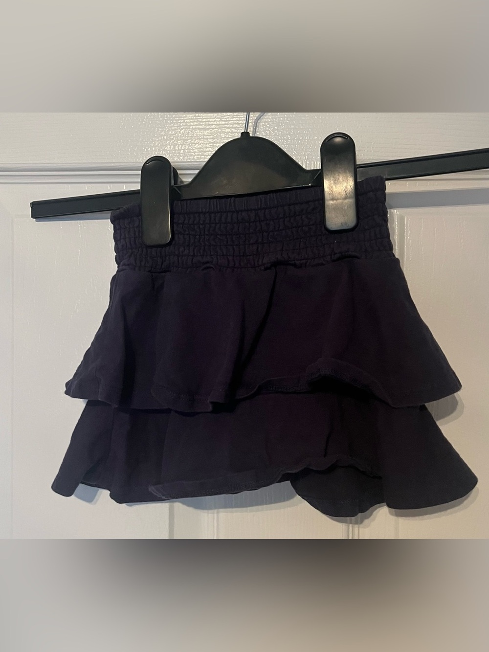 Hatley Girls Tiered Ruffle Skirt – Size 4 Navy